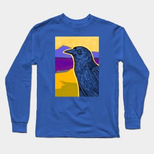 CANDID CRITTERS Crow Long Sleeve T-Shirt